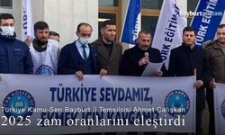 Bayburt Kamu-Sen memur ve emeklilerin alacağı zam oranlarını eleştirdi