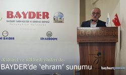 BAYDER Kültür Sohbetlerinde 'ehram' sunumu