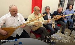 Trabzon'daki Bayburt sıra gecesinde eğlendi