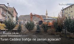 Turan Caddesi trafiğe ne zaman açılacak?