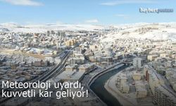 Meteoroloji uyardı, Bayburt'a kuvvetli kar yağışı geliyor!