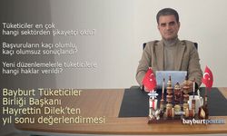 Bayburt'ta Tüketiciler Birliğine en çok hangi sektörden şikayet geldi?