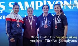 Minderin altın kızı Beyzanur Akkuş yeniden Türkiye Şampiyonu