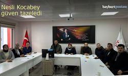 Bayburt Ümit Derneğinde Nesli Kocabey güven tazeledi