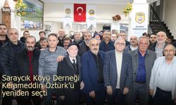 Bayburt Saraycık Köyü Derneği Kerameddin Öztürk'ü yeniden seçti