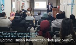 Eğitimci Hasan Kaymaz'dan BAYDER'de İletişim Sunumu