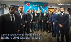 Ülkü Ocakları Genel Başkan Ahmet Yiğit Yıldırım'ın Bayburt ziyareti