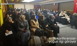 Bayburt Belediyesi AYM Konferansları yoğun ilgi görüyor