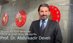 AK Parti tarihinde MKYK'ye giren ikinci Bayburtlu Prof. Dr. Abdulkadir Develi