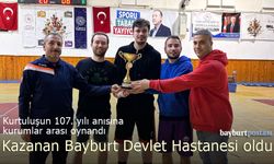 Basketbolda kazanan Bayburt Devlet Hastanesi oldu