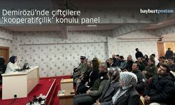 Demirözü'nde çiftçilere 'kooperatifçilik' konulu panel