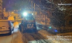 Bayburt Belediyesinden kar mesaisi