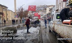 Bayburt Belediyesi orta refüjlerde çalışma başlattı