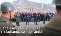 Bayburt'ta Çanakkale Zaferi'nin 110. yılı kutlandı, şehitler anıldı