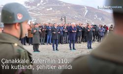 Bayburt'ta Çanakkale Zaferi'nin 110. yılı kutlandı, şehitler anıldı