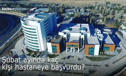 Bayburt'ta şubat ayında kaç kişi hastaneye başvurdu?