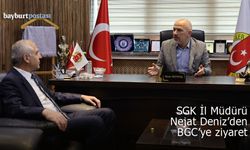 SGK Bayburt İl Müdürü Nejat Deniz’den BGC’ye ziyaret