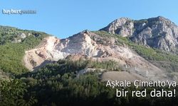 Gümüşhane'den 'taş ocağı'na bir red daha!