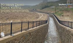 Pönserek Deresi taşkın kontrol projesi tamamlandı