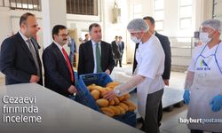 Vali Eldivan, cezaevinde kurulan ekmek fırınında incelemelerde bulundu