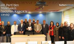 Bayburt AK Parti'den Sadullah Kısacık'a cevap