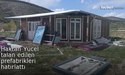 CHP Bayburt İl Başkanı Yücel, atıl prefabrik yapıları hatırlattı