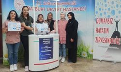 Bayburt Devlet Hastanesi'nde tütünün zararları anlatıldı