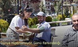 Bayburt'ta 17 Mayıs Dünya Hipertansiyon Günü Farkındalık Etkinliği