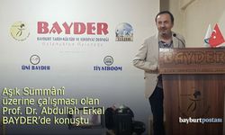 BAYDER Kültür Sohbetleri'nde Âşık Sümmânî anlatıldı