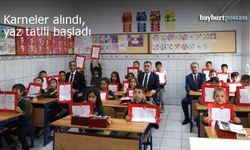 Bayburt'ta 14 Bin Öğrenci Yaz Tatiline Girdi