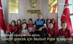 Güvenli gelecek için Bayburt Polisi iş başında