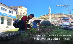 Bayburt Belediyesi'nin çalışmaları devam ediyor
