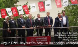CHP Genel Başkanı Özgür Özel, Bayburt mitinginde konuştu