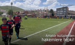 Bayburt Amatör Spor Kulüplerinden hakemlere tepki!