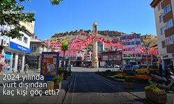 Bayburt'a yurt dışından kaç kişi göç etti?