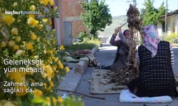 Bayburtlu kadınların geleneksel yün mesaisi: Zahmetli ama sağlıklı da..