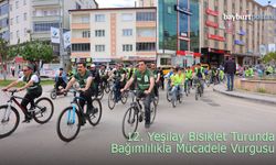 Bayburt'taki Yeşilay Bisiklet Turu'nda Bağımlılıkla Mücadele Vurgusu