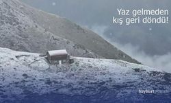 Yaz gelmeden kış geri döndü: Bayburt'ta temmuz karı