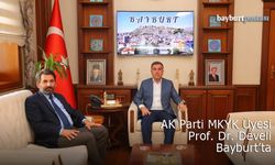AK Parti MKYK Üyesi Prof. Dr. Abdulkadir Develi Bayburt'ta