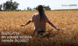 Bayburt'ta en yüksek sıcaklık nerede ölçüldü?