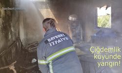 Çiğdemlik köyünde tandır yangını!