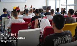 1. Kademe Yardımcı Boks Antrenörlüğü Kursu Bayburt'ta başladı