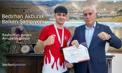 Bedirhan Akburak Balkan Şampiyonu! Bayburt'un gururu Avrupa'ya gidiyor