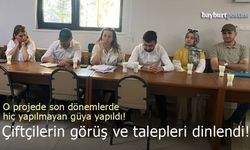 Kırklartepe Sulaması Projesi kapsamında çiftçilerin talepleri dinlendi