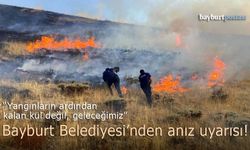Bayburt'ta Hasat Sonrası Tehlike: Anız Yakmak Geleceği Yakmaktır!