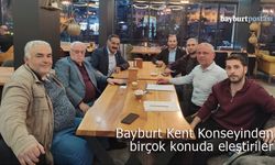 Bayburt Kent Konseyi birçok konuda eleştiriler yöneltti!