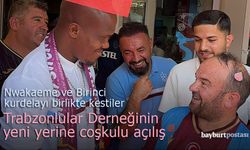 Trabzonsporlu yıldızlar Bayburt Trabzonlular Derneği'nin açılışına katıldı