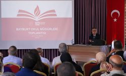 Bayburt İl Milli Eğitim Müdürü Kahraman, okul müdürleriyle buluştu