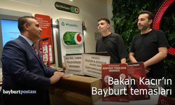 Bakan Mehmet Fatih Kacır'dan Bayburt ziyareti