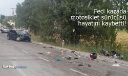 Bayburt’ta feci kaza: Motosiklet sürücüsü yaşamını yitirdi!